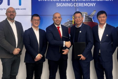 gtt与中国海工在上海签署合作协议